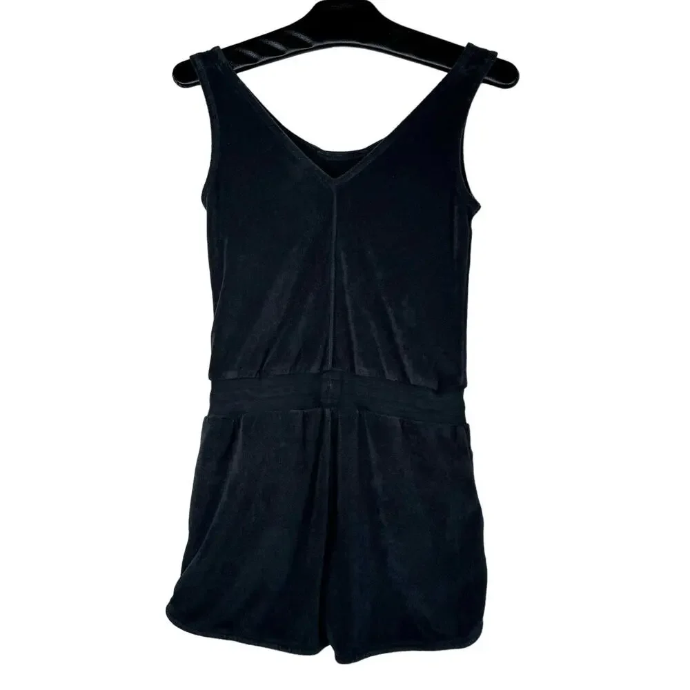 Nike Heritage Girls' Grade School French Terry Romper Medium